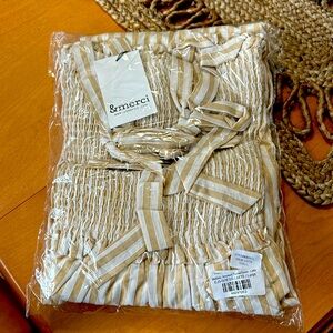 &merci “Matisse” tiered maxi dress. Size Large. Color is latte. New with tags.